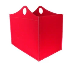 Designer Holzkorb Woodbag Rot Aus Regeneriertem Leder Mit Rollen -Derofenfuchs Verkäufe firestyle woodbag rot 1 1280x1280