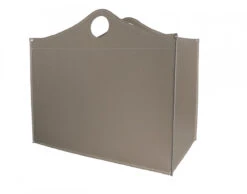 Woodbag Designer Holzkorb Taupe Aus Regeneriertem Leder Mit Rollen -Derofenfuchs Verkäufe firestyle woodbag taupe 1 1280x1280 1