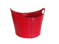 Designer Holzkorb Cadin Rot Aus Regeneriertem Leder Mit Rollen -Derofenfuchs Verkäufe firestyle cadin k0 rot 1 4 1280x1280