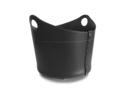 Designer Holzkorb Cadin Schwarz Aus Regeneriertem Leder Mit Rollen -Derofenfuchs Verkäufe firestyle cadin k14 Schwarz 3 1280x1280 1