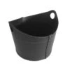 Designer Holzkorb Cadin Schwarz Aus Regeneriertem Leder Mit Rollen -Derofenfuchs Verkäufe firestyle cadin k14 Schwarz 4 1280x1280 1