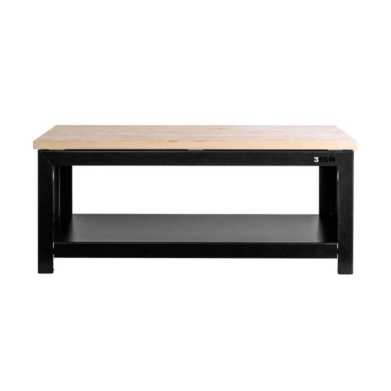 Gartenbank 100 Cm Mit Holzlager In Schwarz 4 Gartenbank 100 Cm Mit Holzlager In Schwarz – Bild 2