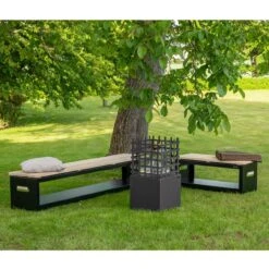 Gartenbank 100 Cm Mit Holzlager In Schwarz 10 Gartenbank 100 Cm Mit Holzlager In Schwarz -Derofenfuchs Verkäufe gartenbank holzlager schwarz feuercampus365 web1 1280x1280 1