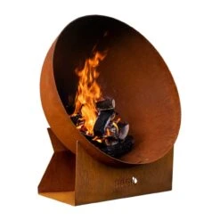 Gartenkamin Feuerschale TALYN Satellit Cortenstahl