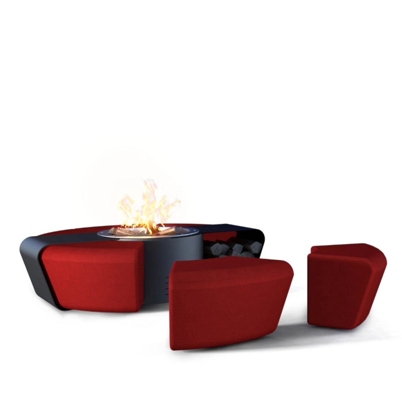 Circus Designer Feuerschale Gartenkamin Mit Sitzgruppe Optionaler Grill 4 Circus Designer Feuerschale Gartenkamin Mit Sitzgruppe Optionaler Grill – Bild 2
