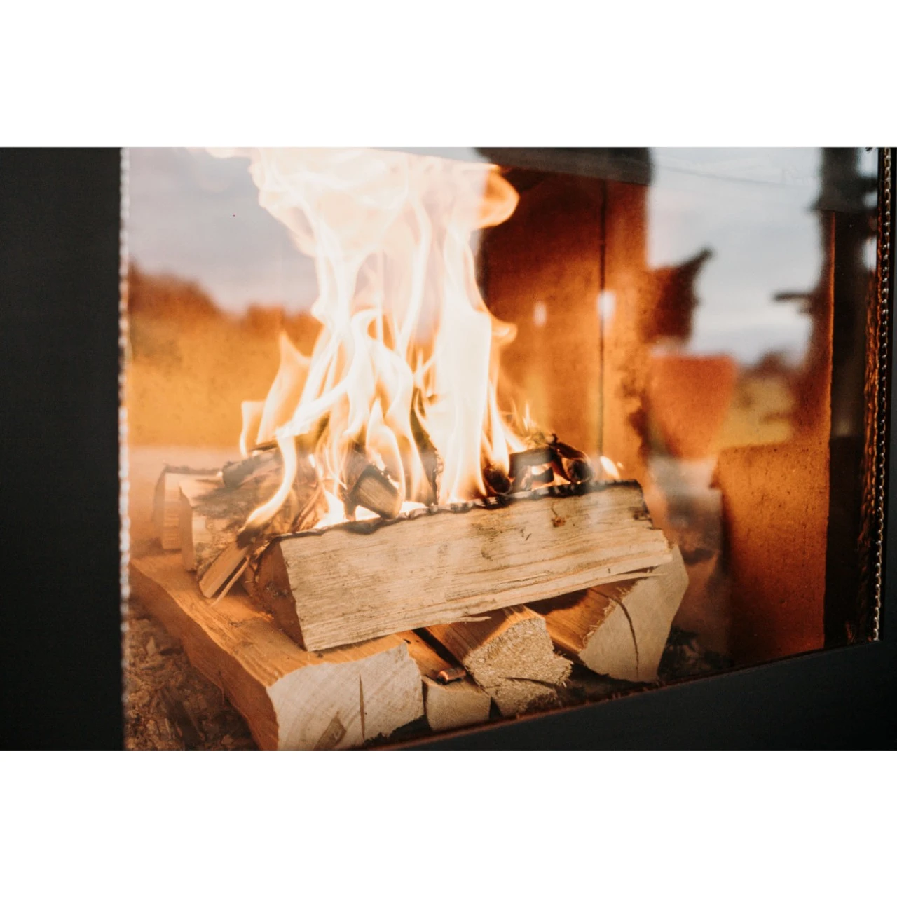 Gartenkamin ARVED Pizzaofen Backofen Schwarz 8 Gartenkamin ARVED Pizzaofen Backofen Schwarz – Bild 6