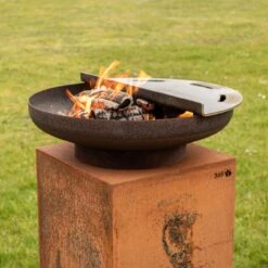 Gartenkamin Plancha Grill YMOS55 Cortenstahl -Derofenfuchs Verkäufe gartenkamin plancha grill feuercampus365 ymos55 cortenstahl web12 1280x1280