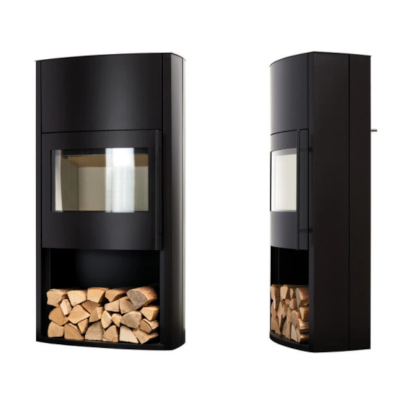 Genius Schwarz Kaminofen 7kW Optionale Speicherung 6 Genius Schwarz Kaminofen 7kW Optionale Speicherung – Bild 4