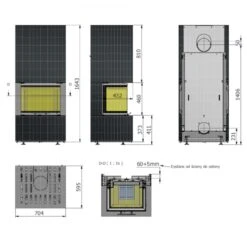 Panorama Keramik Kaminbausatz Beige 3XLTH 6kW -Derofenfuchs Verkäufe hajduk kaminbausatz keramik kamineinsatz 3xlth masse2 1280x1280 3