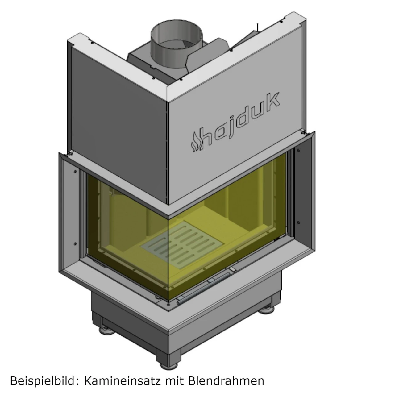 Volcano 2LATh Eck-Kamineinsatz Links 9kW Hebetür 6 Volcano 2LATh Eck-Kamineinsatz Links 9kW Hebetür – Bild 4