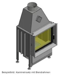 Volcano 1VT Slim Kamineinsatz 11kw -Derofenfuchs Verkäufe hajduk kamineinsatz schwenkt r blendrahmen 1280x1280