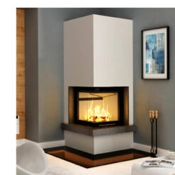 Kaminbausatz Imperial Smart 2LTH 7kW Eckkamin Links Hebetür