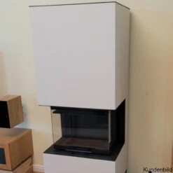 Panorama Keramik Kaminbausatz Ecru 3XLTH 6kW -Derofenfuchs Verkäufe hajduk panorama kamin 3xlth ecru kundenbild 1280x1280