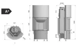 Prisma MRH Warmluft-Kamineinsatz 8kW Hebetür Panoramascheibe 8 Prisma MRH Warmluft-Kamineinsatz 8kW Hebetür Panoramascheibe -Derofenfuchs Verkäufe hajduk prisma mrh masszeichnung 1280x1280