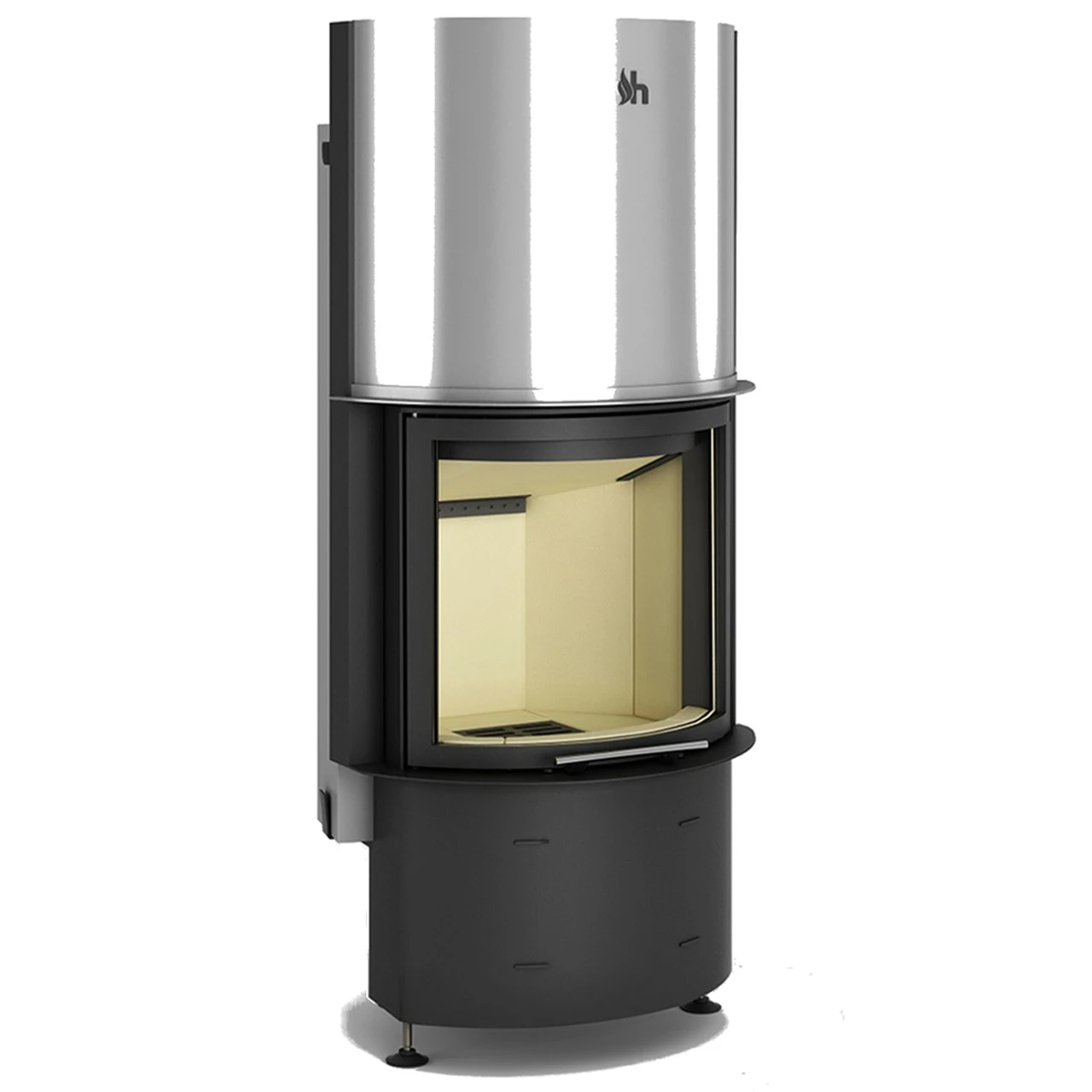 Prisma MRH Warmluft-Kamineinsatz 8kW Hebetür Panoramascheibe 3 Prisma MRH Warmluft-Kamineinsatz 8kW Hebetür Panoramascheibe