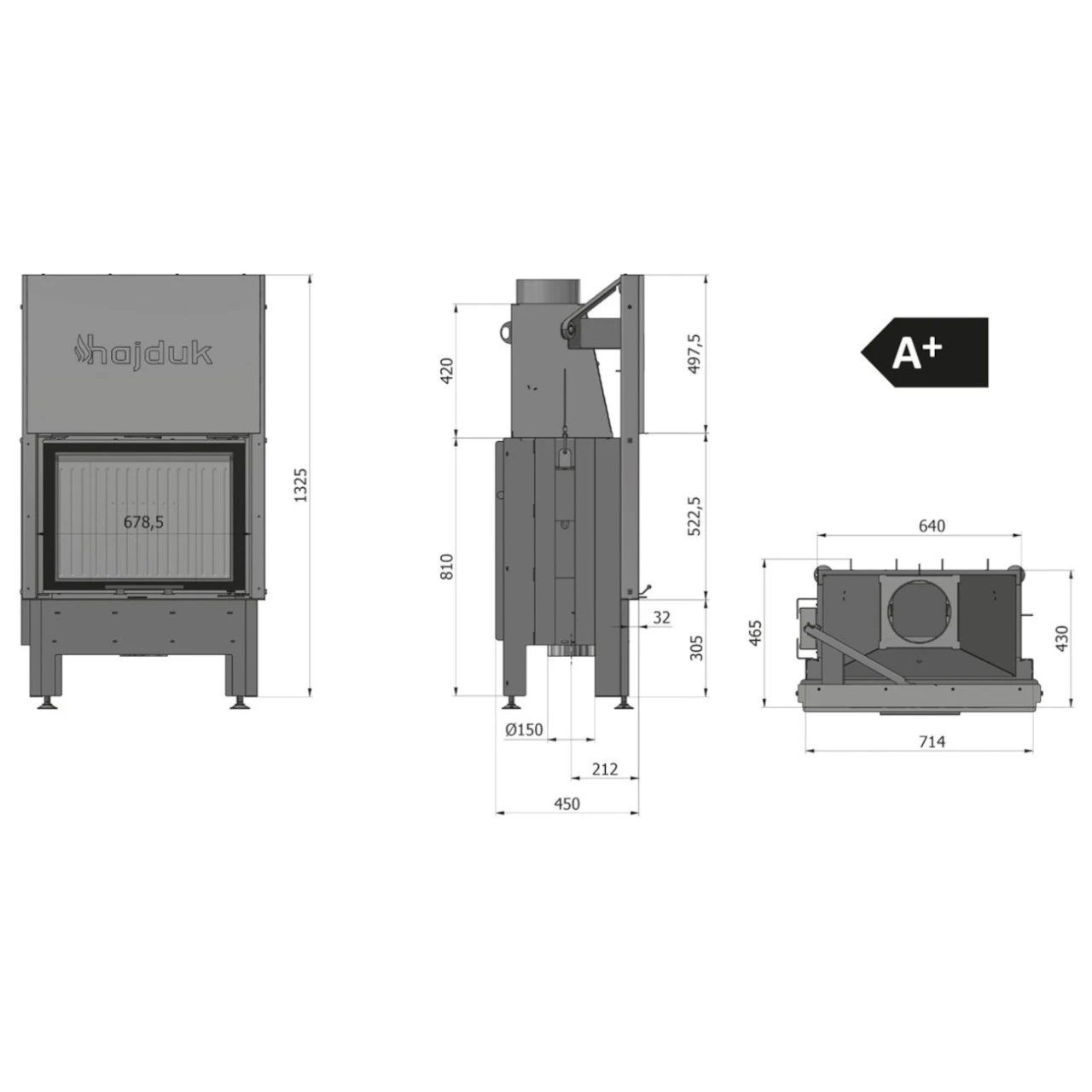 Volcano 1VTH Slim Kamineinsatz 11kw 5 Volcano 1VTH Slim Kamineinsatz 11kw – Bild 3