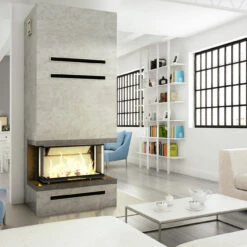 Volcano 3BTH Dreiseitiger Panorama Kamineinsatz 11kw Schwarz -Derofenfuchs Verkäufe hajduk volcano 3bth int 1280x1280 1