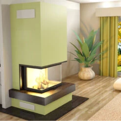 Volcano 3PLH Panorama Kamineinsatz 11kW Dreiseitig Schwarz -Derofenfuchs Verkäufe hajduk volcano 3plh int4 1280x1280