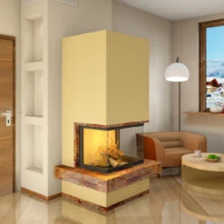 Volcano 3PLH Panorama Kamineinsatz 11kW Dreiseitig Schwarz -Derofenfuchs Verkäufe hajduk volcano 3plh int5 1280x1280