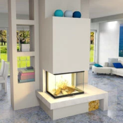 Volcano 3PLH Panorama Kamineinsatz 11kW Dreiseitig Schwarz -Derofenfuchs Verkäufe hajduk volcano 3plh int 1280x1280