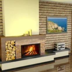 Volcano 1VT Slim Kamineinsatz 11kw -Derofenfuchs Verkäufe hajduk volcano at int8 1280x1280