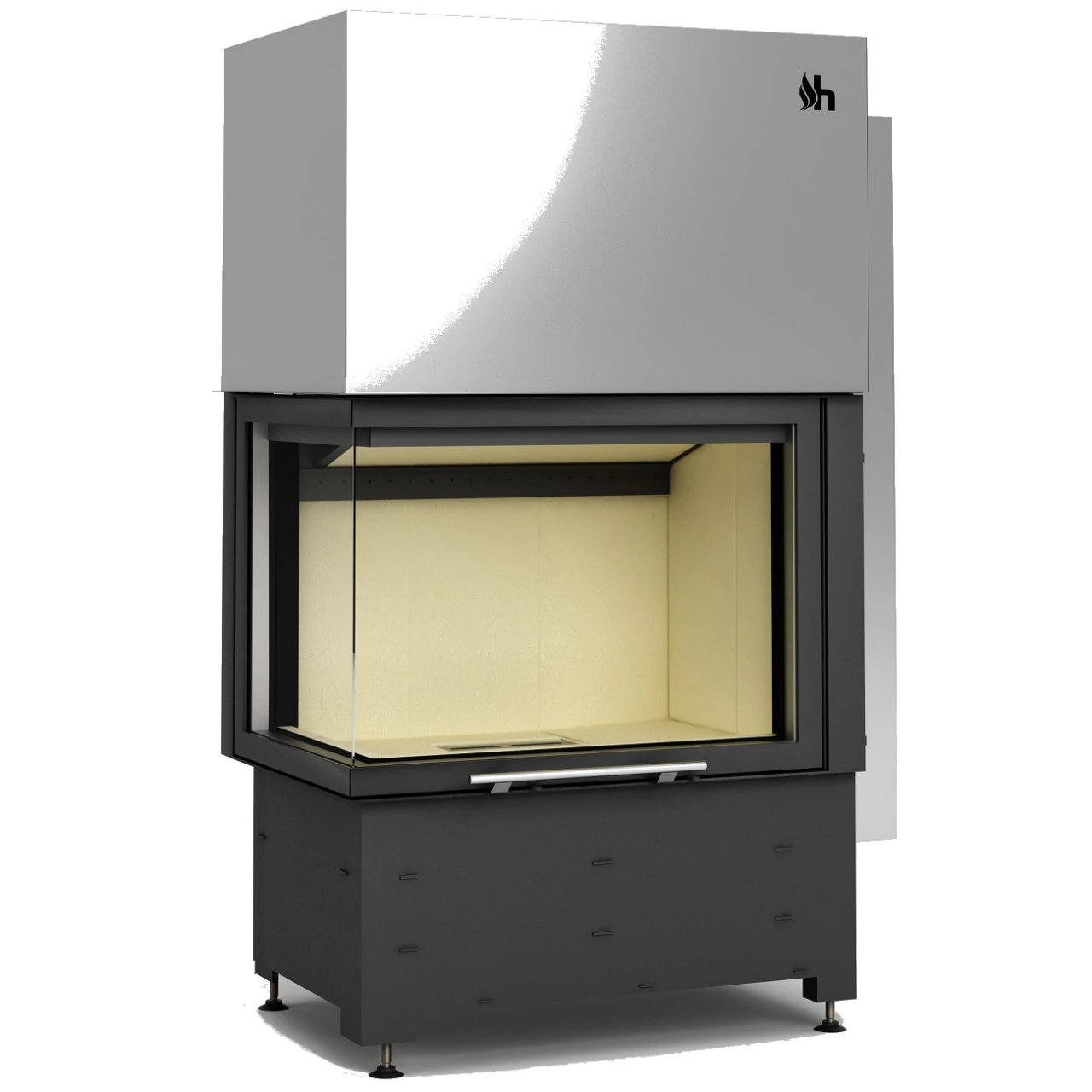 Volcano WLH18 Wassergeführter-Kamin 18kW Hebetür Links Verglast 3 Volcano WLH18 Wassergeführter-Kamin 18kW Hebetür Links Verglast