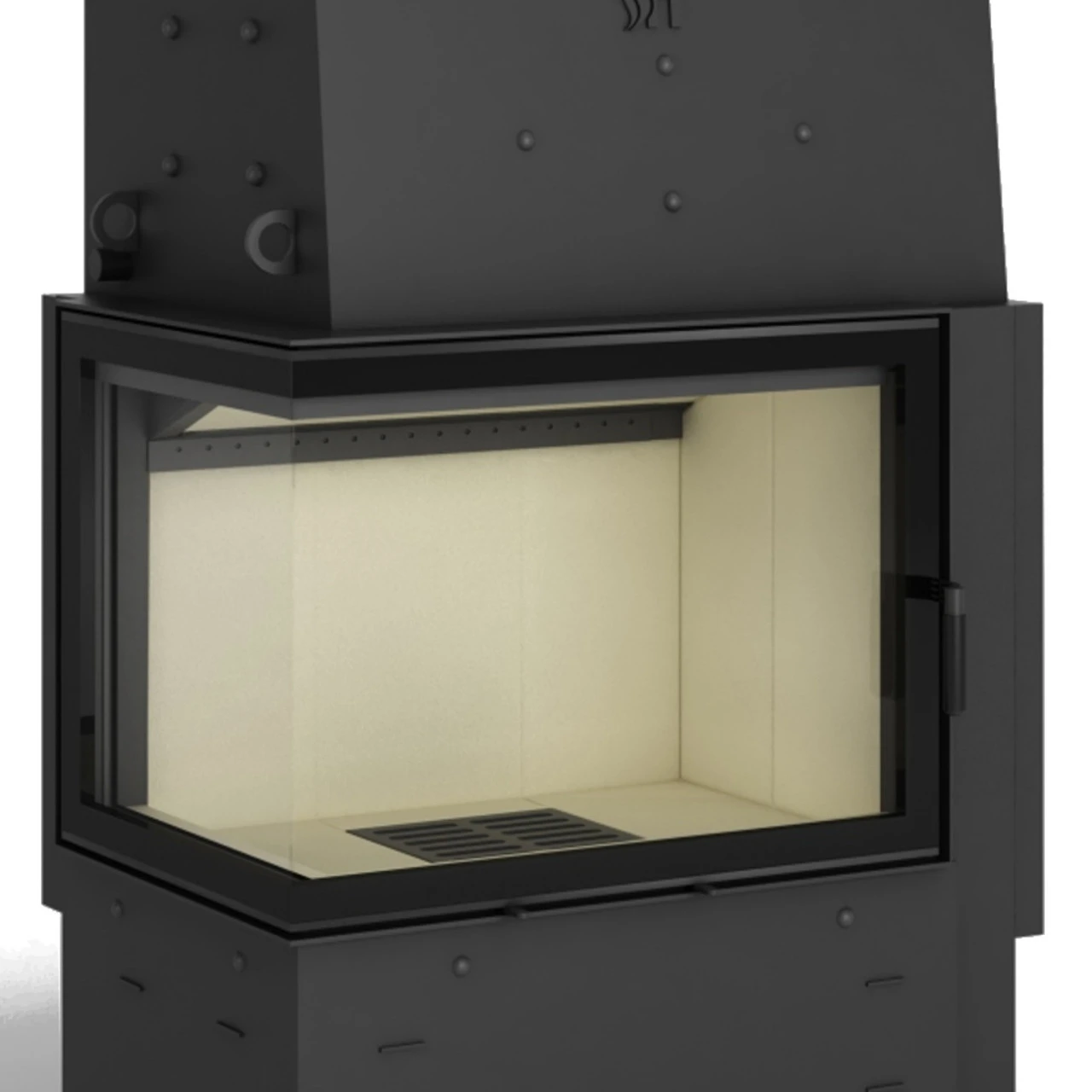 Volcano WLT12 Wasser-Eckkamin 12kW Links Verglaste Rahmenlose Tür 4 Volcano WLT12 Wasser-Eckkamin 12kW Links Verglaste Rahmenlose Tür – Bild 2