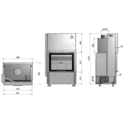 Volcano WTH12 Wasser-Kamineinsatz 12kW Rahmenlose Hebetür 7 Volcano WTH12 Wasser-Kamineinsatz 12kW Rahmenlose Hebetür -Derofenfuchs Verkäufe hajduk volcano wth12 masszeichnung 1280x1280