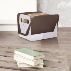 Hoya Designer Holzkorb Aus Aluminium Weiß Und Bronze -Derofenfuchs Verkäufe hoya holzkorb designer pelletkorb weiss bronze web3 1280x1280