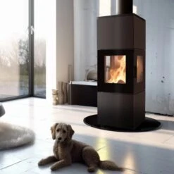 Inga Panorama Kaminofen 8kW 3 Sichtscheiben