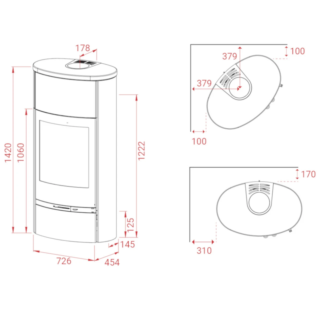 Jubilee 35M Indian Night Speicher-Kaminofen 7kW 9 Jubilee 35M Indian Night Speicher-Kaminofen 7kW – Bild 7