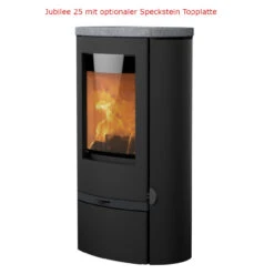 Jubilee 25 Kaminofen 6kW Schwarz -Derofenfuchs Verkäufe jubilee25 mit toplatte optional 1280x1280