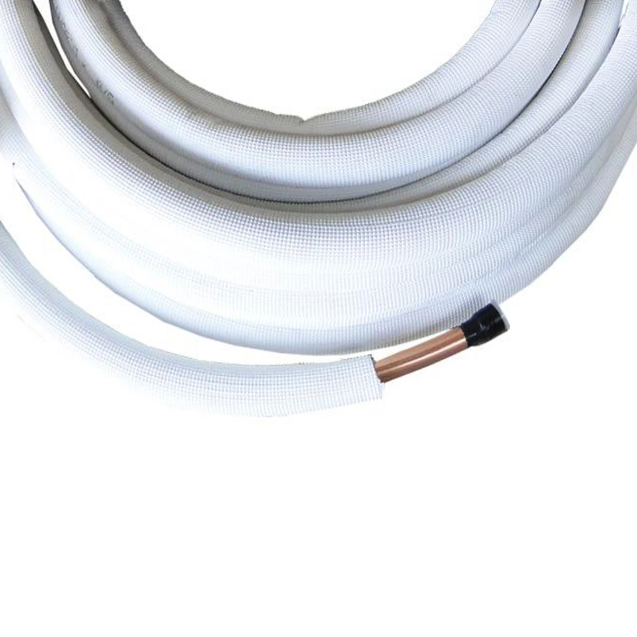 Kältemittelleitung Kupferrohr Isoliert 1/4" + 1/2" (6,25 Mm + 12,7 Mm) 3 Kältemittelleitung Kupferrohr Isoliert 1/4" + 1/2" (6,25 Mm + 12,7 Mm)