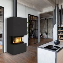 Easy Stone Box NBC 7 Panorama Kaminbausatz Indian Black 7kW -Derofenfuchs Verkäufe kaminbausatz easy box stein indian nbc web7 1280x1280