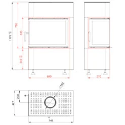 Kompakt 8CL Kaminofen Kaminbausatz 8kW Linksverglast 13 Kompakt 8CL Kaminofen Kaminbausatz 8kW Linksverglast -Derofenfuchs Verkäufe kaminbausatz kompakt 8 cl masse 1280x1280