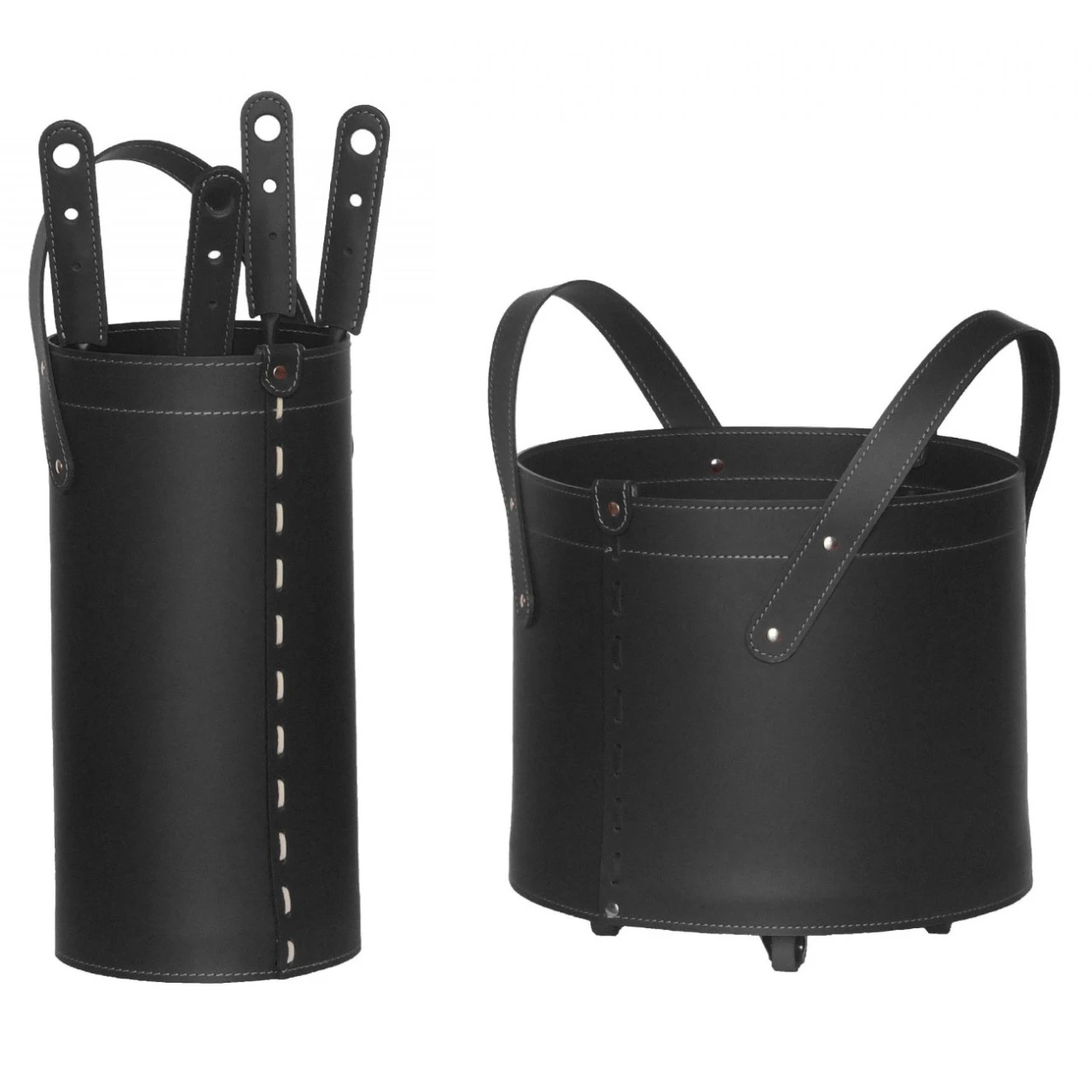 Tocad Designer Kaminbesteckset Und Holzkorb Schwarz 3 Tocad Designer Kaminbesteckset Und Holzkorb Schwarz