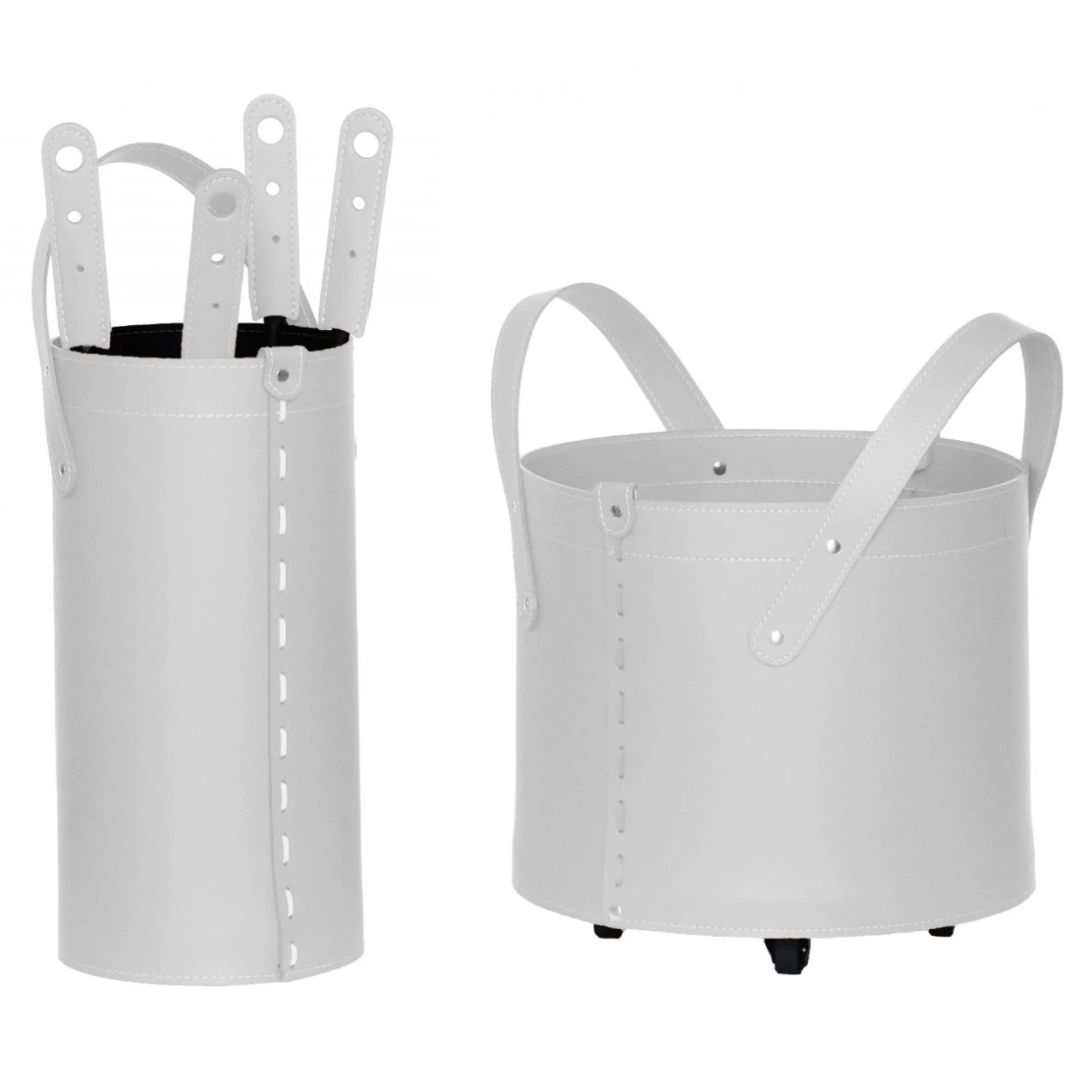 Tocad Designer Kaminbesteckset Und Holzkorb Weiss 3 Tocad Designer Kaminbesteckset Und Holzkorb Weiss