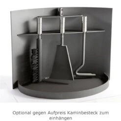 TT20R Kaminofen 5kW In Schwarz -Derofenfuchs Verkäufe kaminbesteck tuer zum einhaengen optional 1280x1280 1