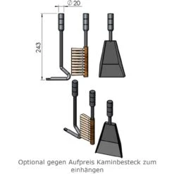 TT80RL Kaminofen Schwarz 5kW -Derofenfuchs Verkäufe kaminbesteck zum einhaengen masse optional 1280x1280 4