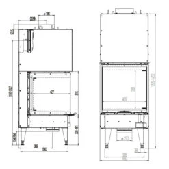 Panorama Kamineinsatz 48x51x51 S3 10kW DIBt -Derofenfuchs Verkäufe kamineinsatz 48x51x51 masse2 1280x1280