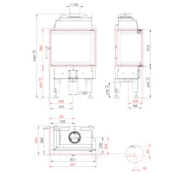 Feel 7CL Eck-Kamineinsatz 7kW Für Niedrigenergiehäuser 10 Feel 7CL Eck-Kamineinsatz 7kW Für Niedrigenergiehäuser -Derofenfuchs Verkäufe kamineinsatz feel 7cl masse 1280x1280