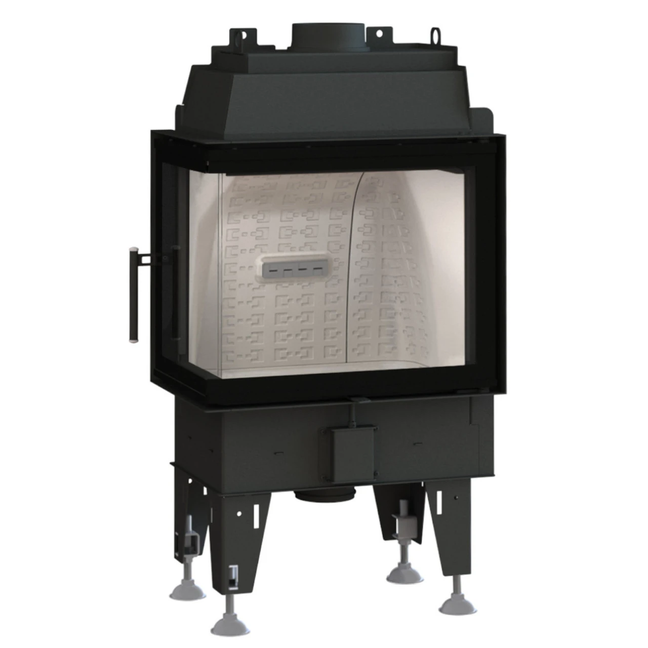 Feel 7CL Eck-Kamineinsatz 7kW Für Niedrigenergiehäuser 3 Feel 7CL Eck-Kamineinsatz 7kW Für Niedrigenergiehäuser