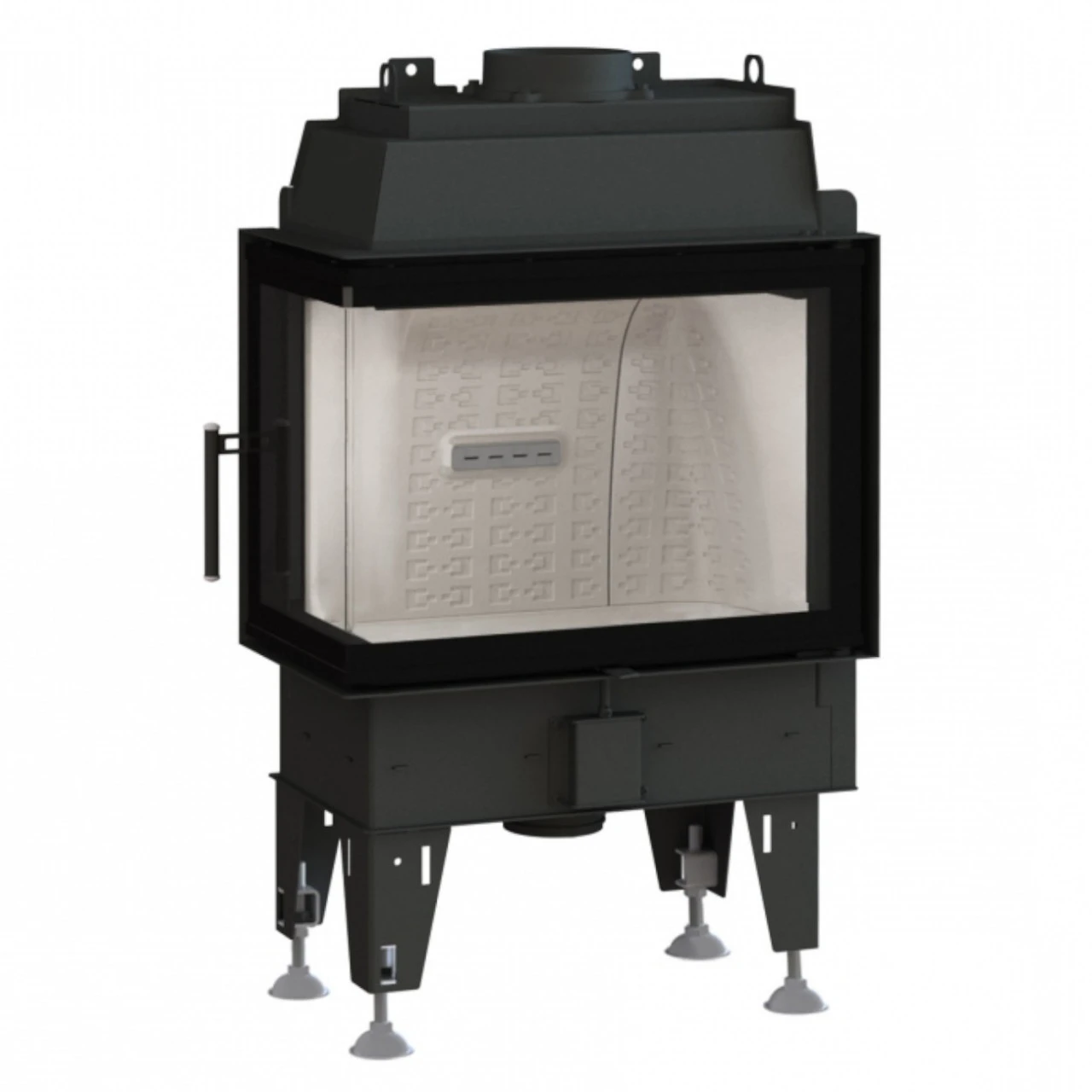 Feel 8CL Eck-Kamineinsatz 8kW Für Niedrigenergiehäuser 3 Feel 8CL Eck-Kamineinsatz 8kW Für Niedrigenergiehäuser