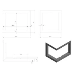 Eck-Kamineinsatz VNL Links 9kW Mit Hebetür 29 Eck-Kamineinsatz VNL Links 9kW Mit Hebetür -Derofenfuchs Verkäufe kamineinsatz vnl 610 430 blendrahmen masse 1280x1280