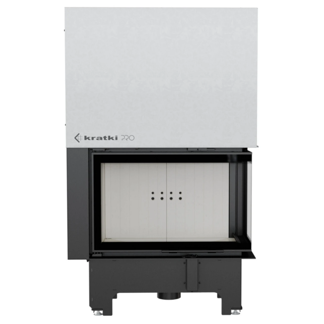 Eck-Kamineinsatz VNP Rechts 14kW Hebetür 4 Eck-Kamineinsatz VNP Rechts 14kW Hebetür – Bild 2