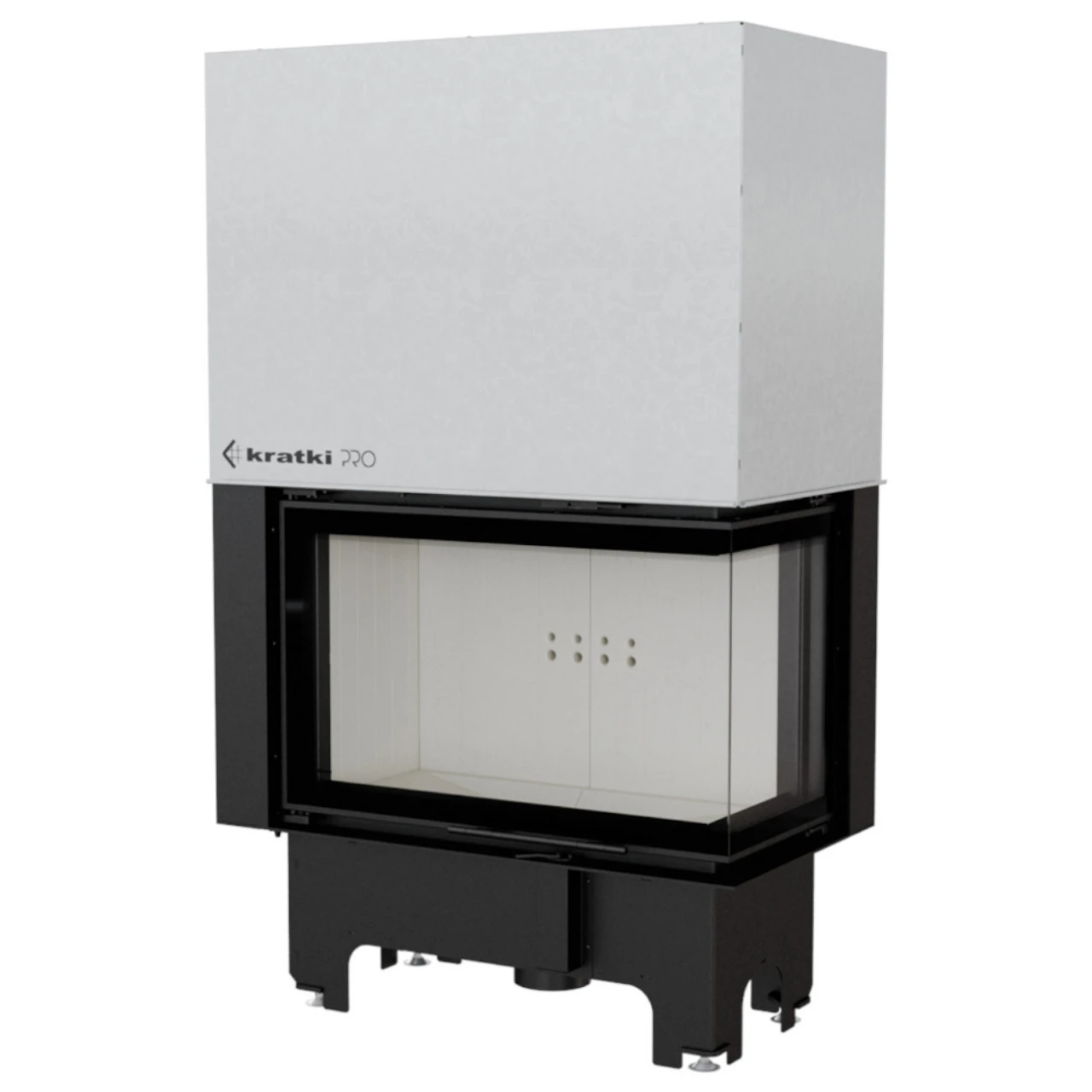 Eck-Kamineinsatz VNP Rechts 14kW Hebetür 3 Eck-Kamineinsatz VNP Rechts 14kW Hebetür