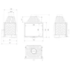 Zosia Eco 12 Gusseisener Kamineinsatz 12kW -Derofenfuchs Verkäufe kamineinsatz zosia eco 12 masse 1280x1280