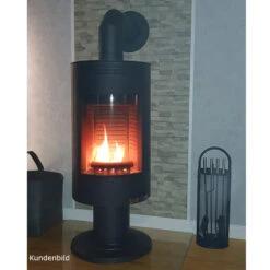 Andorra Exclusive Drehbarer Kaminofen 7kW Schwarz -Derofenfuchs Verkäufe kaminofen andorra exclusive kundenbild web 1280x1280