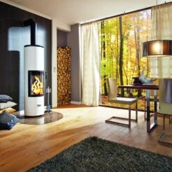 Solitherm Speicher-Kaminofen Weiß 6kW DIBT -Derofenfuchs Verkäufe kaminofen cera solitherm weiss web2 1280x1280