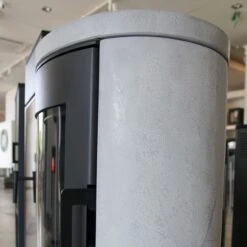 Koza AB/S/DR/BC Kaminofen Schwarz Beton Grau 8 KW -Derofenfuchs Verkäufe kaminofen koza a s dr beton grau web5 1280x1280